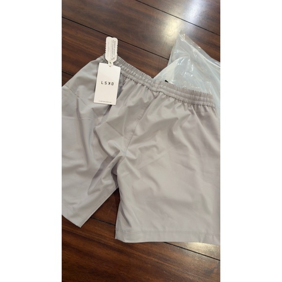 LSKD Rep 7 Performance Shorts Mens Medium Alloy Gray Linerless NEW NWT - Picture 13 of 16